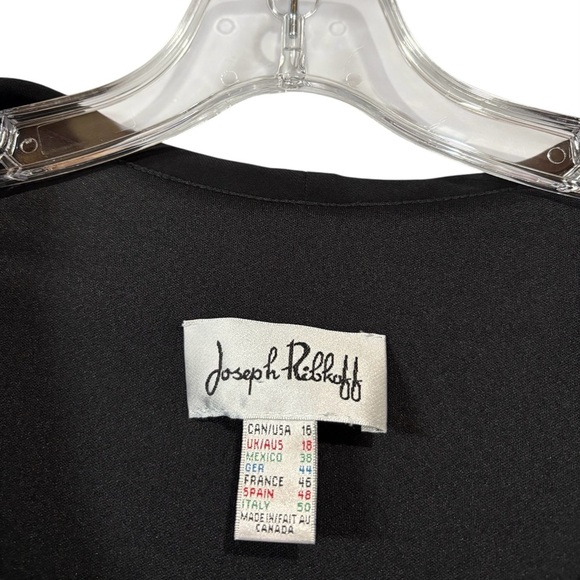 Joseph Ribkoff,  Black Sleeveless Tiered Dress, Size 16 - Picture 4 of 7